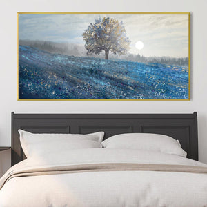 Bluefield Hill Canvas Art Clock Canvas