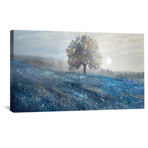 Bluefield Hill Canvas Art Clock Canvas