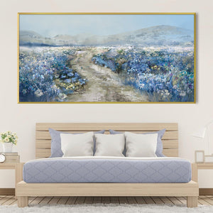 Blueveil Passage Canvas Art Clock Canvas
