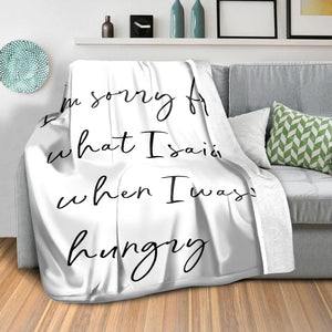 Bon Appetit A Blanket Blanket Clock Canvas