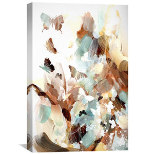 Breakthrough Butterflies Canvas Art Clock Canvas