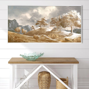 Breeze Over the Bluffs Canvas Art Clock Canvas