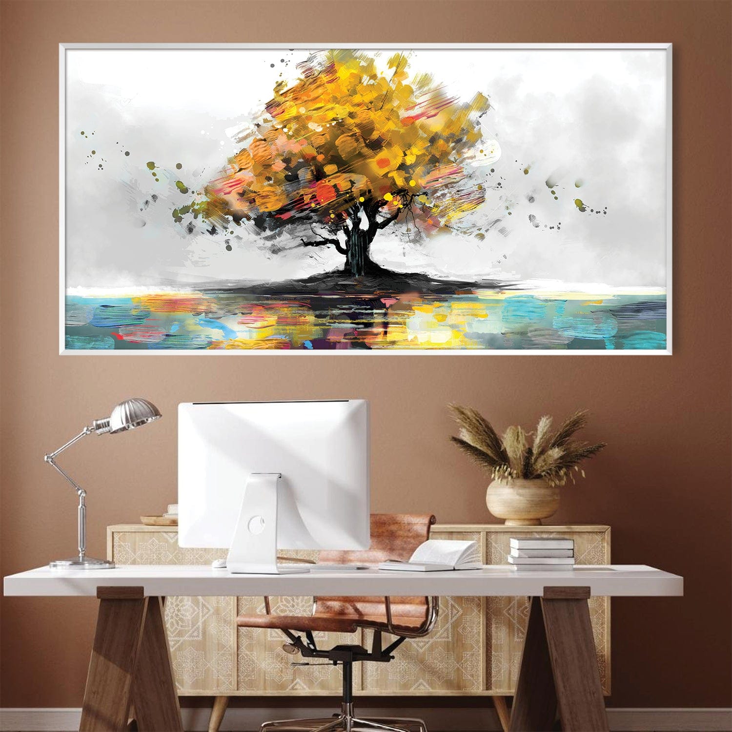 Brilliance Canopy Canvas Art Clock Canvas