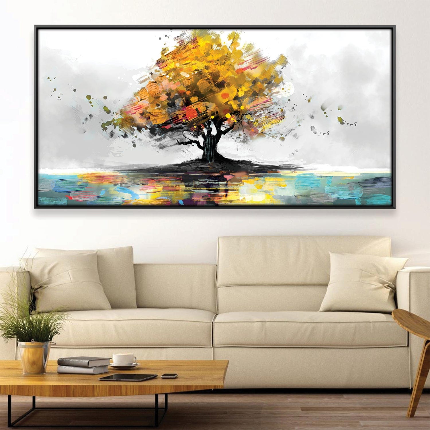 Brilliance Canopy Canvas Art Clock Canvas