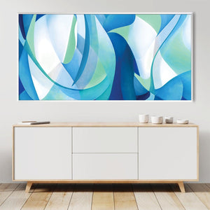 Brush Dimension Canvas Art Clock Canvas