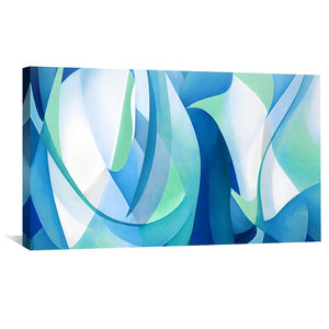 Brush Dimension Canvas Art Clock Canvas