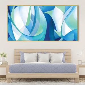 Brush Dimension Canvas Art Clock Canvas