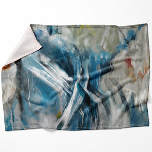 Brush of the Artist Blanket Blanket 75 x 100cm Clock Canvas