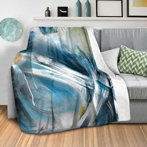 Brush of the Artist Blanket Blanket Clock Canvas