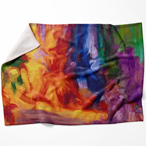 Brushed Collage Blanket Blanket 75 x 100cm Clock Canvas