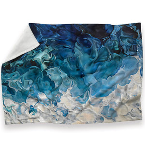 Brushed Ethereal Blanket Blanket 30 x 40in Clock Canvas