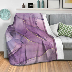 Brushed Petal C Blanket Blanket Clock Canvas