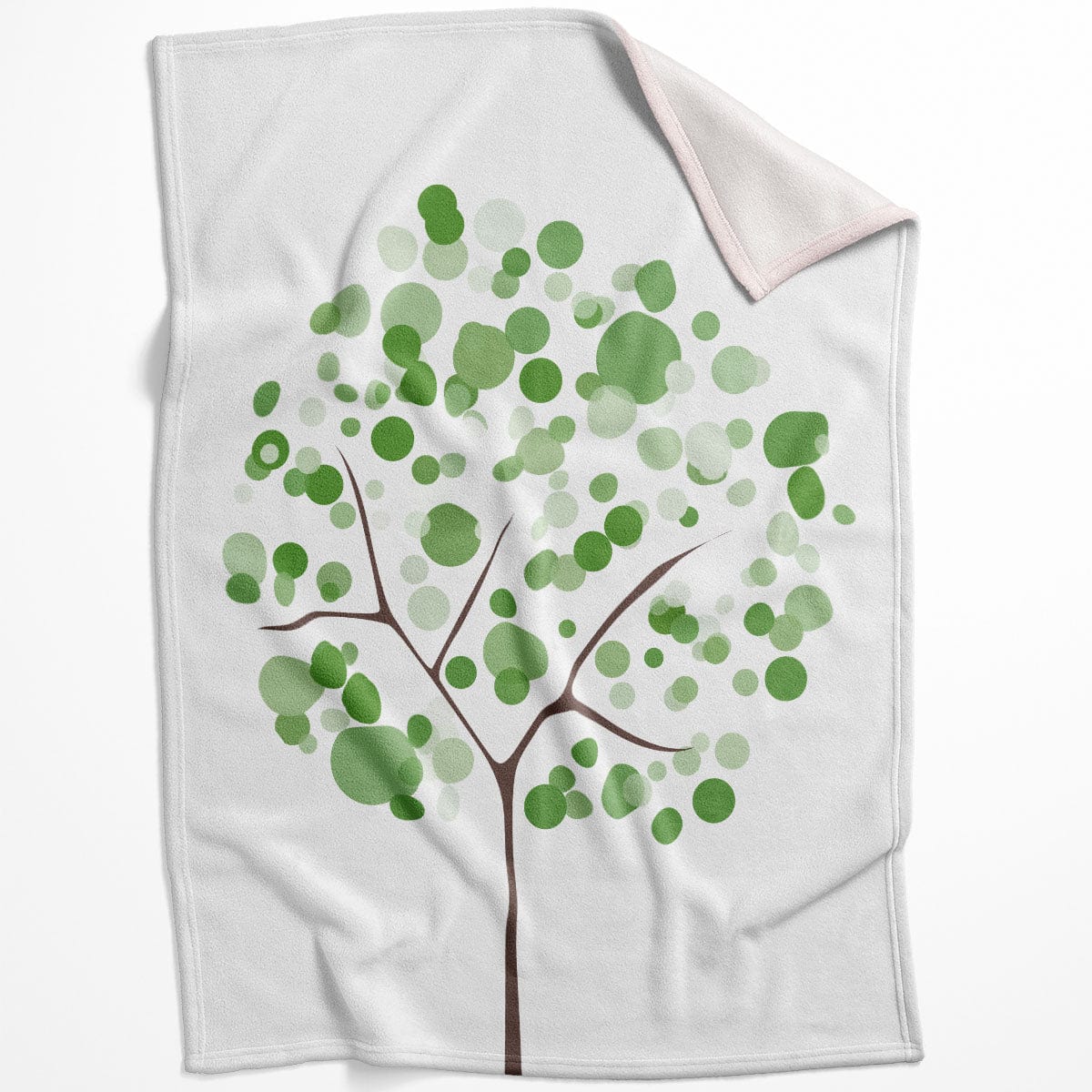 Bubble Trees C Blanket Blanket 75 x 100cm Clock Canvas
