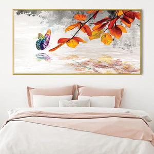 Butterfly Ballet Canvas Art Clock Canvas