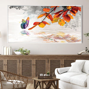 Butterfly Ballet Canvas Art Clock Canvas