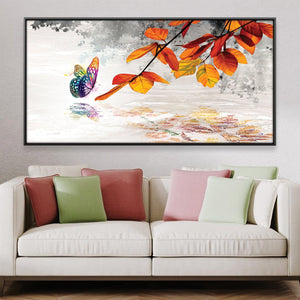 Butterfly Ballet Canvas Art Clock Canvas