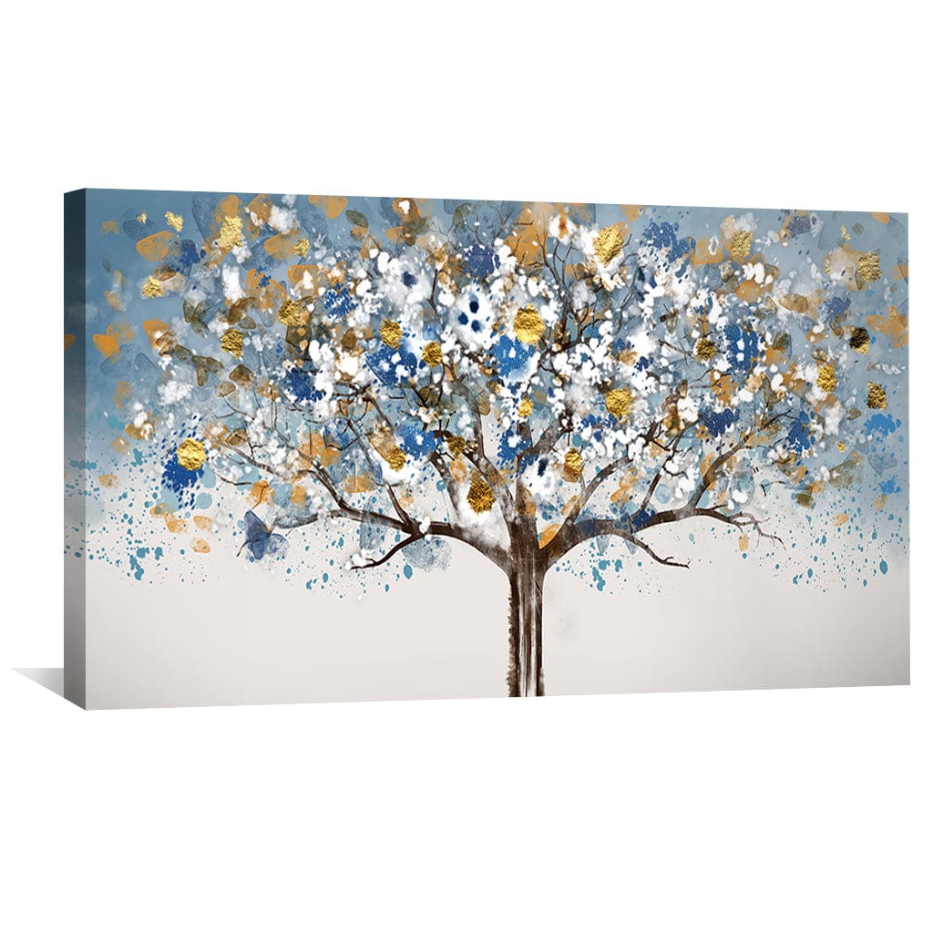 Butterfly Branches Canvas Art Clock Canvas