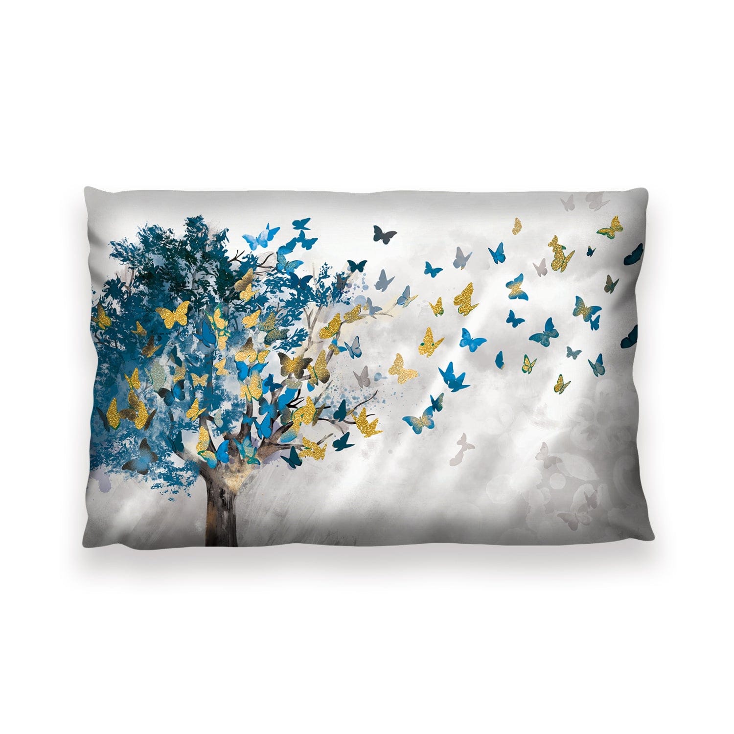 Butterfly Leaves Cushion Cushion 13 x 19in Clock Canvas