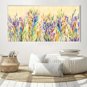 Calm Growth Canvas Art Clock Canvas