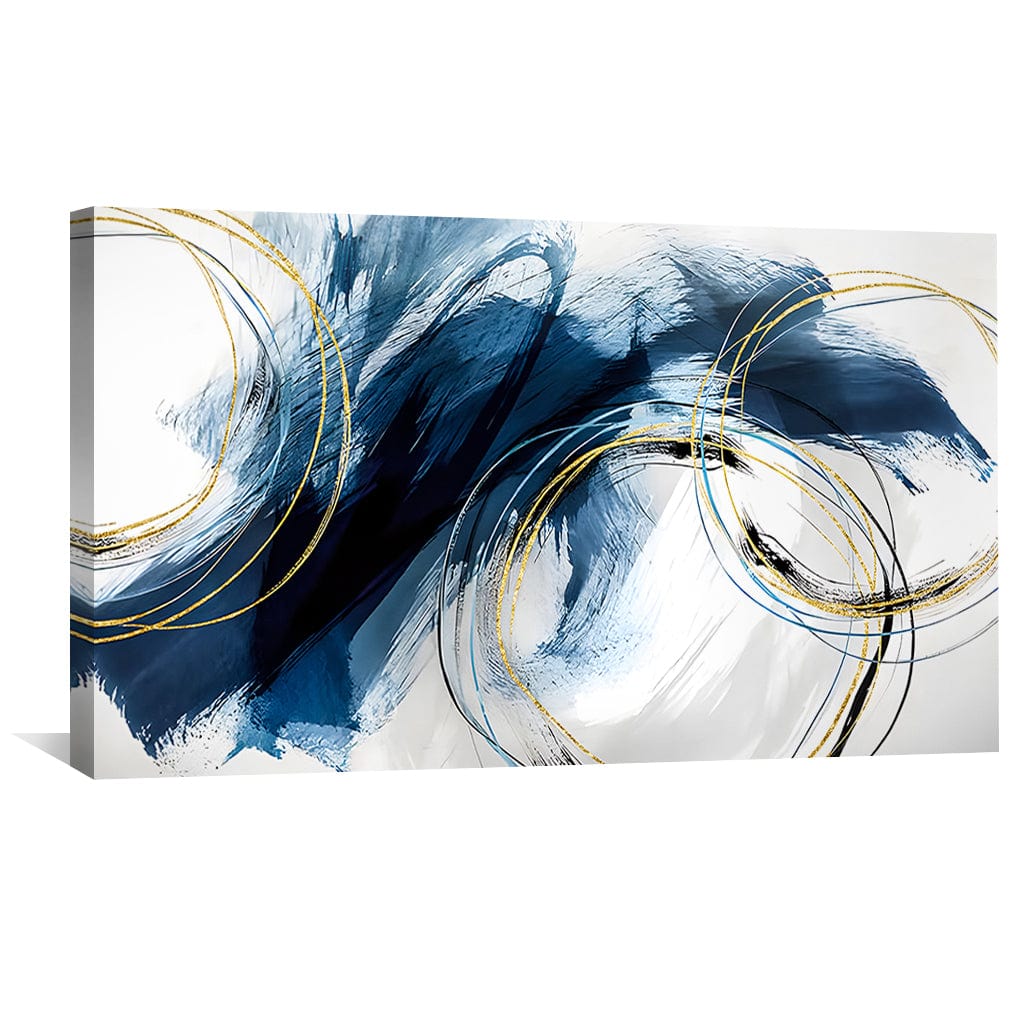 Cerulean Dreams Canvas Art Clock Canvas