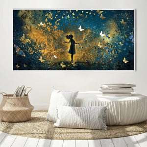 Childhood Dreams Canvas Art Clock Canvas