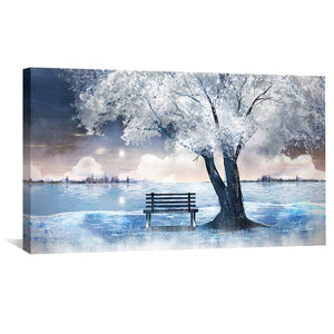Chill of Dawn Canvas Art Clock Canvas