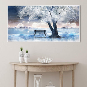 Chill of Dawn Canvas Art Clock Canvas