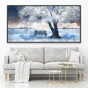 Chill of Dawn Canvas Art Clock Canvas