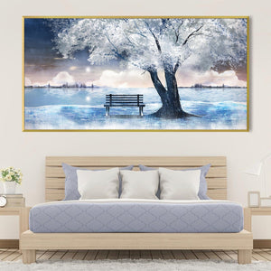 Chill of Dawn Canvas Art Clock Canvas