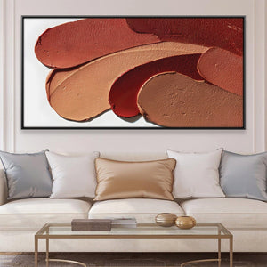 Clay Brushed Canvas Art 20 x 10in / Canvas Clock Canvas