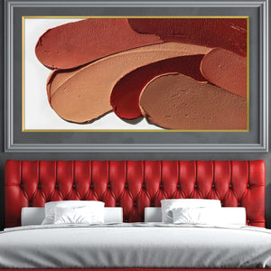 Clay Brushed Canvas Art Clock Canvas