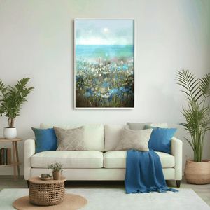 Coastal Daydream Canvas Art Clock Canvas