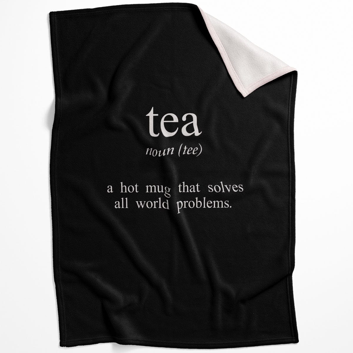 Coffee and Tea B Blanket Blanket 75 x 100cm Clock Canvas