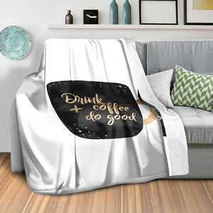 Coffee Cups B Blanket Blanket Clock Canvas