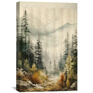 Cold Valle Canvas Art Clock Canvas