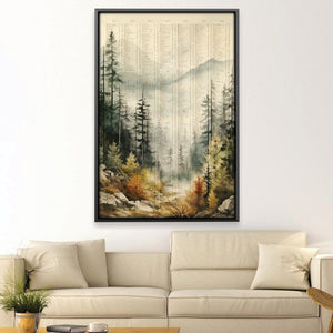 Cold Valle Canvas Art Clock Canvas