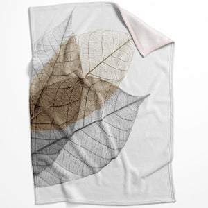 Color Splash Leaf A Blanket Blanket 75 x 100cm Clock Canvas