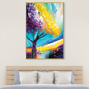 Colors of Nature Canvas Art Clock Canvas