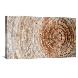 Concentric Harmony Canvas Art Clock Canvas