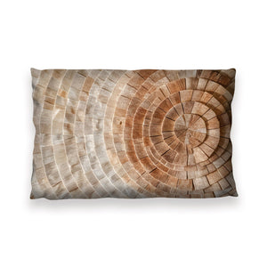 Concentric Harmony Cushion Cushion 13 x 19in Clock Canvas