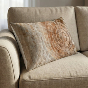 Concentric Harmony Cushion Cushion 13 x 19in Clock Canvas