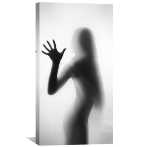 Contors of Mystery Canvas Art Clock Canvas