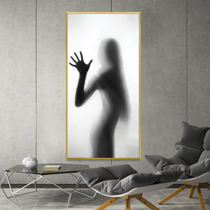 Contors of Mystery Canvas Art Clock Canvas