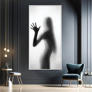 Contors of Mystery Canvas Art Clock Canvas