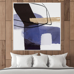 Contrasting Serenity Canvas Art Clock Canvas