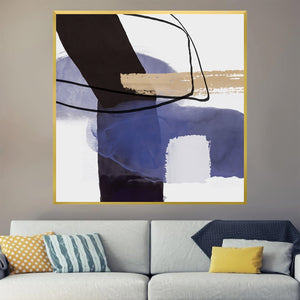 Contrasting Serenity Canvas Art Clock Canvas