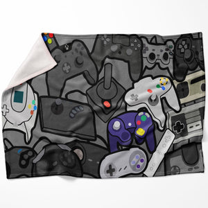 Controller Evolution Blanket Blanket 75 x 100cm Clock Canvas