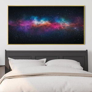 Cosmos Canvas Art Clock Canvas