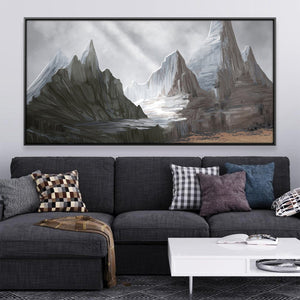 Crest of the Wild Canvas Art 20 x 10in / Canvas Clock Canvas