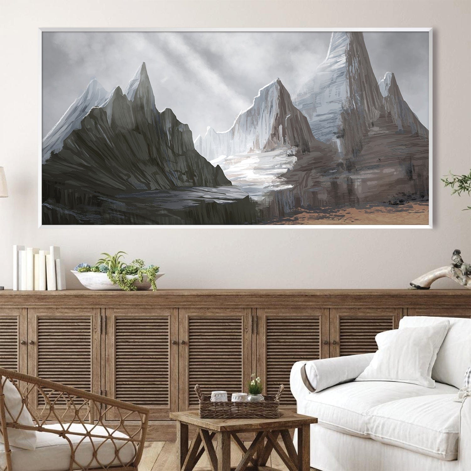 Crest of the Wild Canvas Art Clock Canvas
